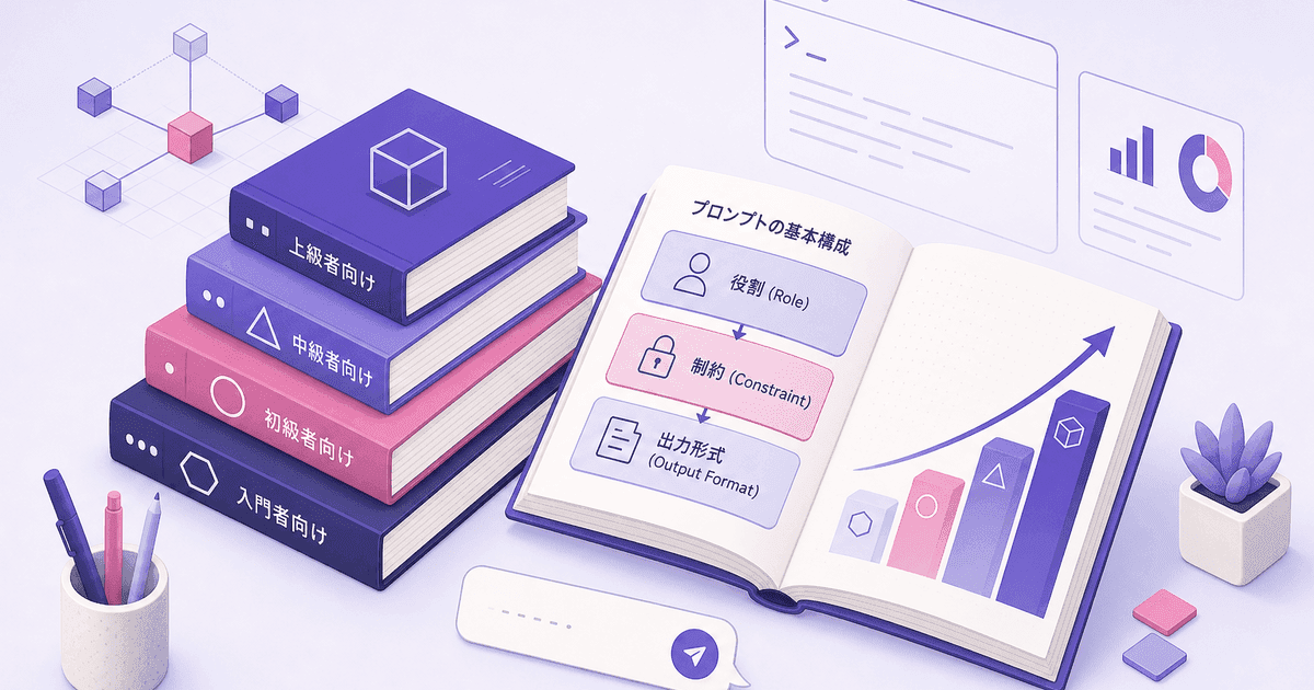 プロンプトエンジニアリングの書籍ガイド｜入門から開発者向けまで目的別に選ぶ4冊