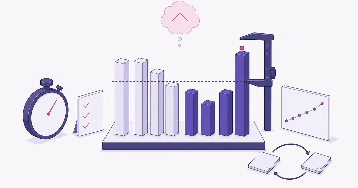 生成AIの業務効果をどう測るか｜「体感で速くなった」を信用せず、時間・品質・手戻り・定着の4軸で導入前後を比べる